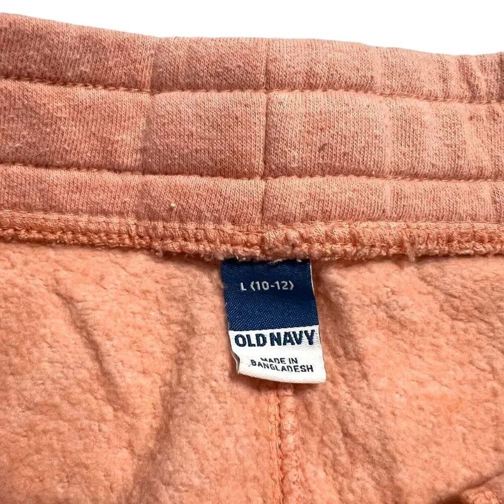 Old Navy L (10/12) Peach Sweat Shorts